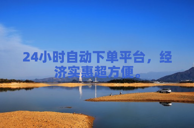 24小时自动下单平台，经济实惠超方便。