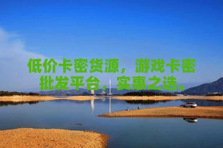 低价卡密货源，游戏卡密批发平台，实惠之选。