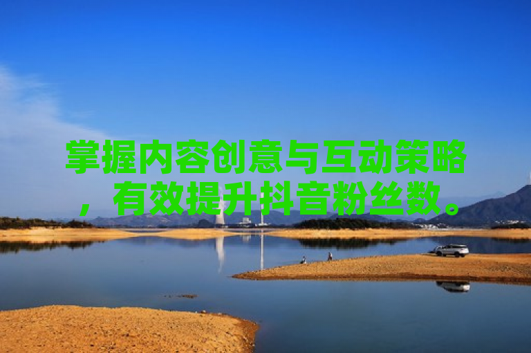 掌握内容创意与互动策略，有效提升抖音粉丝数。