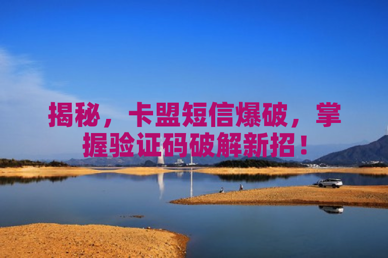 揭秘，卡盟短信爆破，掌握验证码破解新招！
