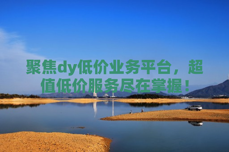 聚焦dy低价业务平台，超值低价服务尽在掌握！