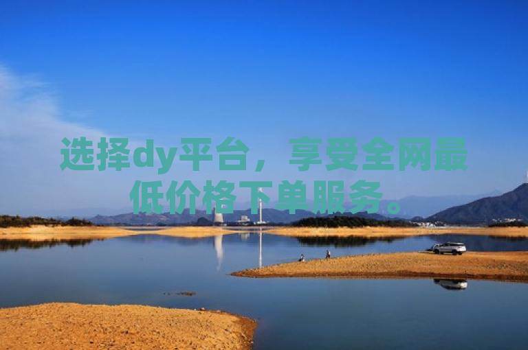选择dy平台，享受全网最低价格下单服务。