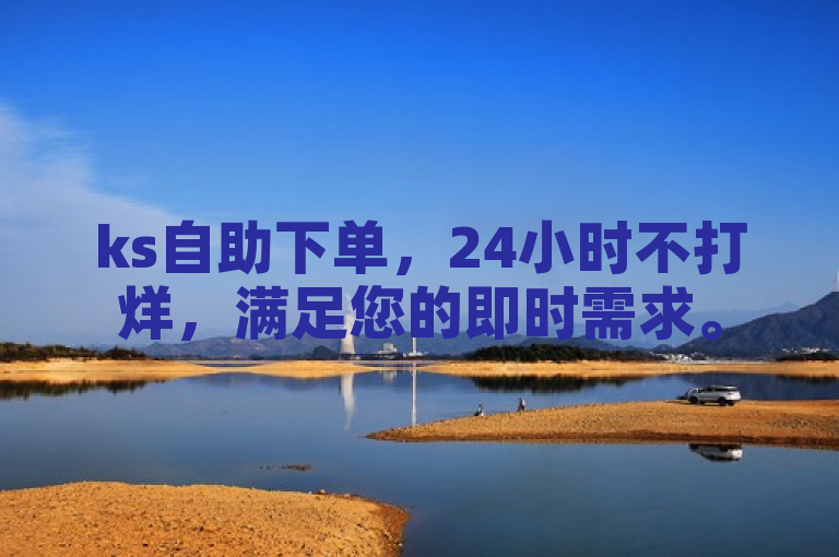 ks自助下单，24小时不打烊，满足您的即时需求。