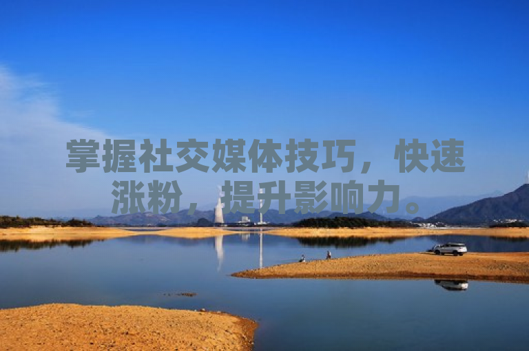 掌握社交媒体技巧，快速涨粉，提升影响力。