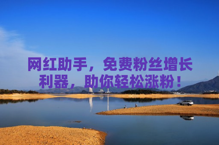 网红助手，免费粉丝增长利器，助你轻松涨粉！