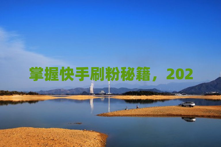 掌握快手刷粉秘籍，2025年轻松实现粉丝零流失！