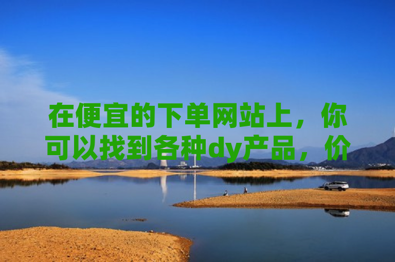 在便宜的下单网站上，你可以找到各种dy产品，价格实惠。