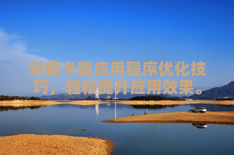 掌握卡盟应用程序优化技巧，轻松提升应用效果。