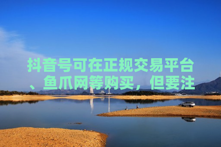 抖音号可在正规交易平台、鱼爪网等购买，但要注意安全和合规性。