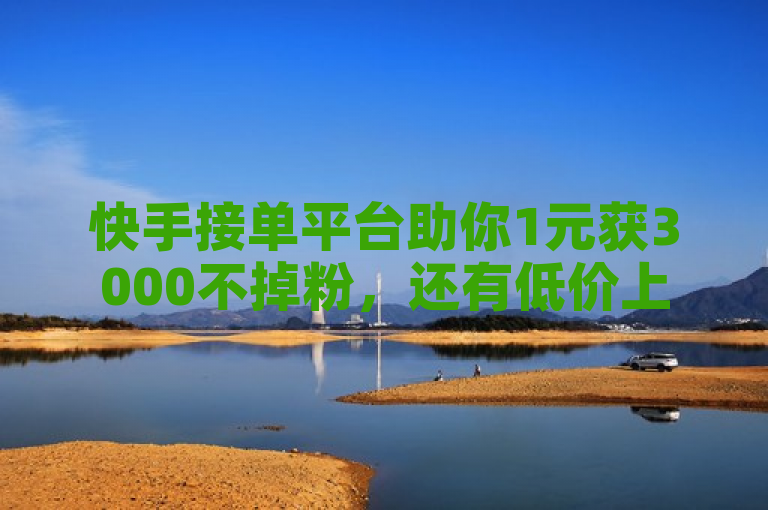 快手接单平台助你1元获3000不掉粉，还有低价上热门等业务。