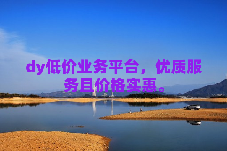 dy低价业务平台，优质服务且价格实惠。