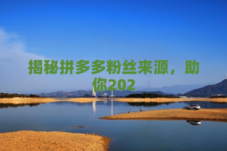 揭秘拼多多粉丝来源，助你2025年轻松涨粉！