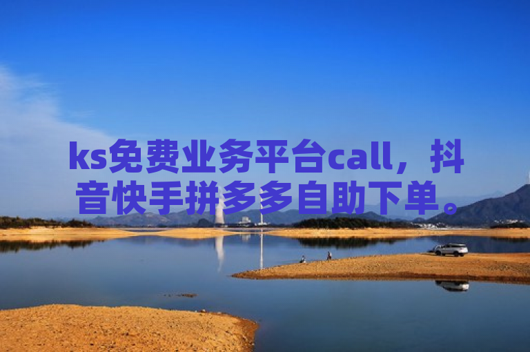 ks免费业务平台call，抖音快手拼多多自助下单。