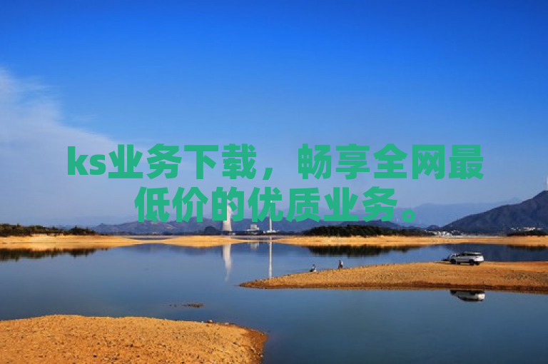ks业务下载，畅享全网最低价的优质业务。