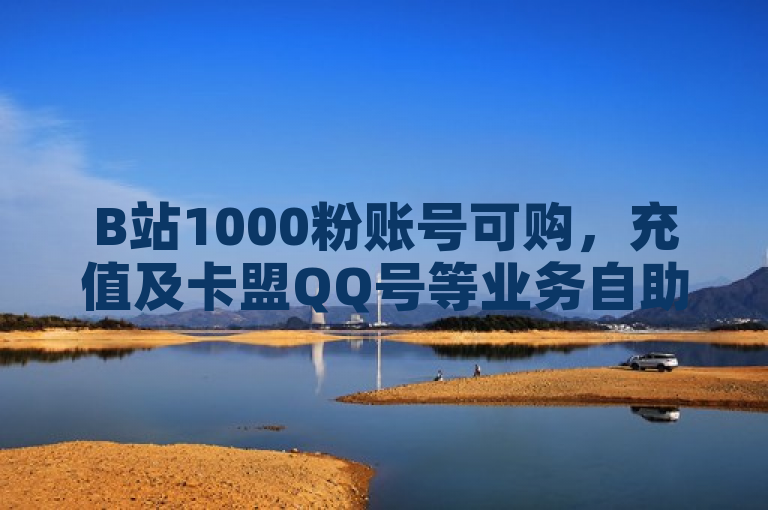 B站1000粉账号可购，充值及卡盟QQ号等业务自助秒赞。