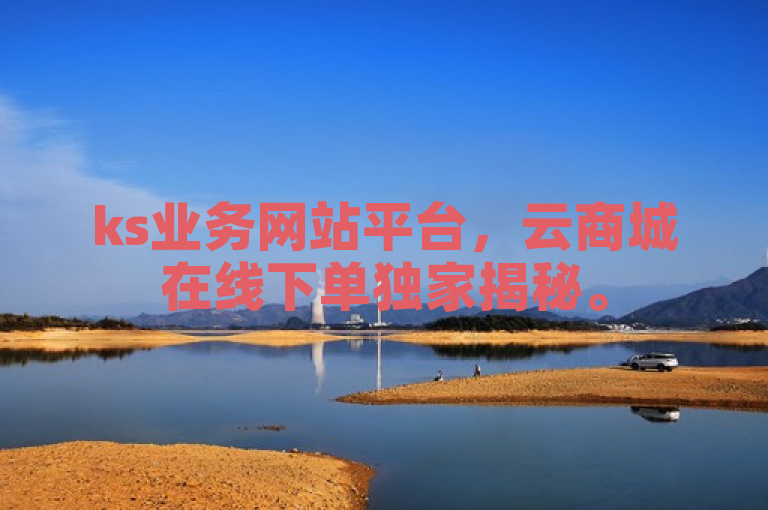 ks业务网站平台，云商城在线下单独家揭秘。