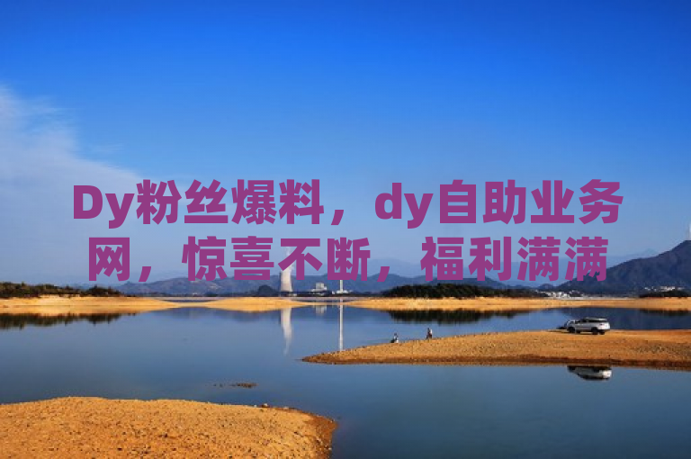 Dy粉丝爆料，dy自助业务网，惊喜不断，福利满满！