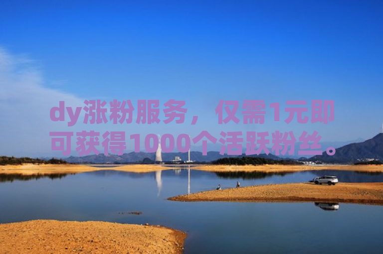 dy涨粉服务，仅需1元即可获得1000个活跃粉丝。
