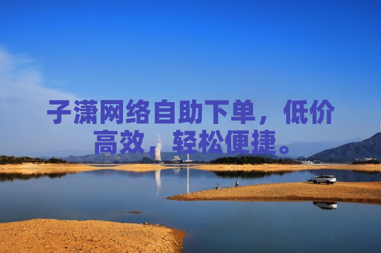 子潇网络自助下单，低价高效，轻松便捷。