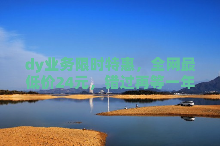 dy业务限时特惠，全网最低价24元，错过再等一年！