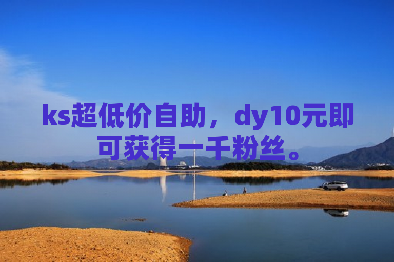 ks超低价自助，dy10元即可获得一千粉丝。