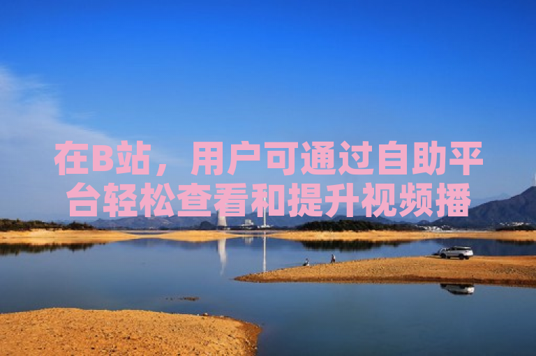在B站，用户可通过自助平台轻松查看和提升视频播放量。