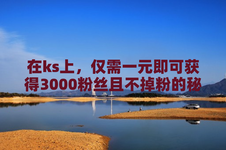 在ks上，仅需一元即可获得3000粉丝且不掉粉的秘诀。