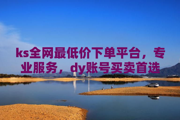 ks全网最低价下单平台，专业服务，dy账号买卖首选。