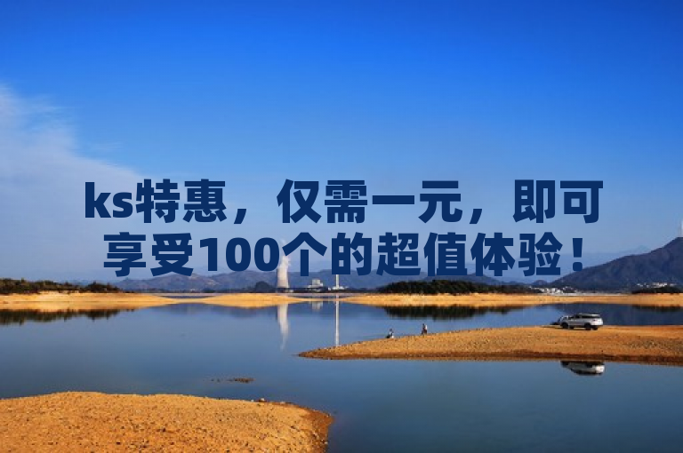ks特惠，仅需一元，即可享受100个的超值体验！