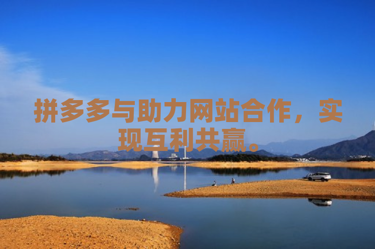 拼多多与助力网站合作，实现互利共赢。