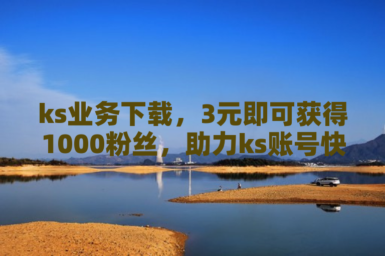 ks业务下载，3元即可获得1000粉丝，助力ks账号快速成长。