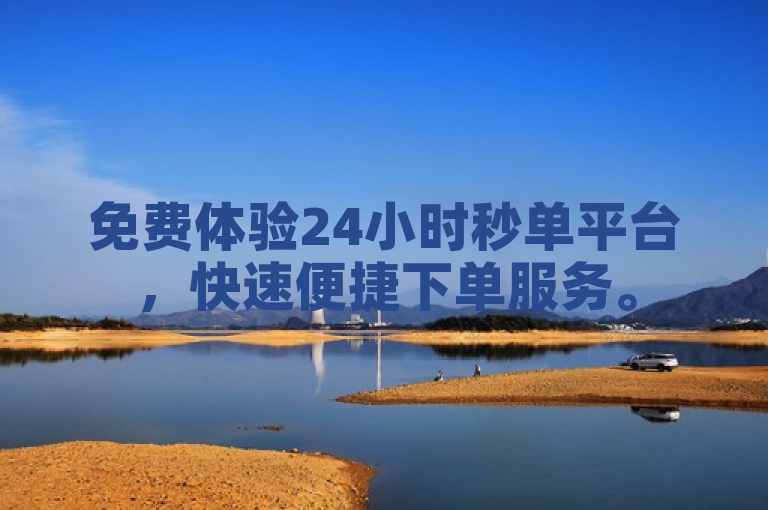 免费体验24小时秒单平台，快速便捷下单服务。