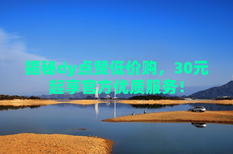 揭秘dy点赞低价购，30元起享官方优质服务！