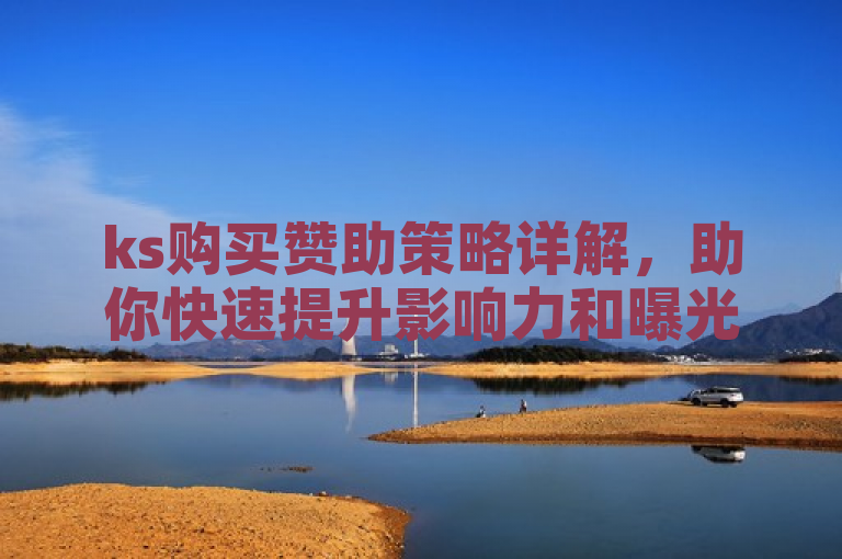 ks购买赞助策略详解，助你快速提升影响力和曝光度。