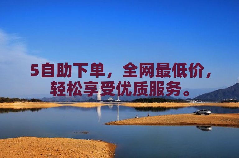 5自助下单，全网最低价，轻松享受优质服务。