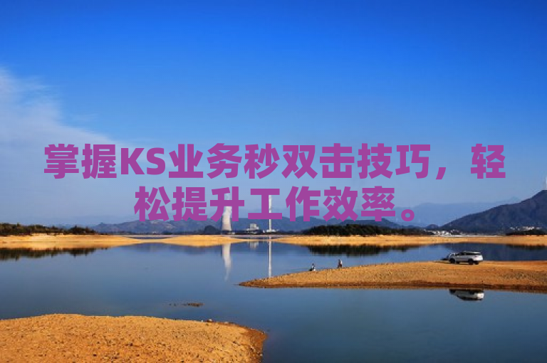 掌握KS业务秒双击技巧，轻松提升工作效率。