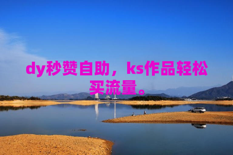 dy秒赞自助，ks作品轻松买流量。