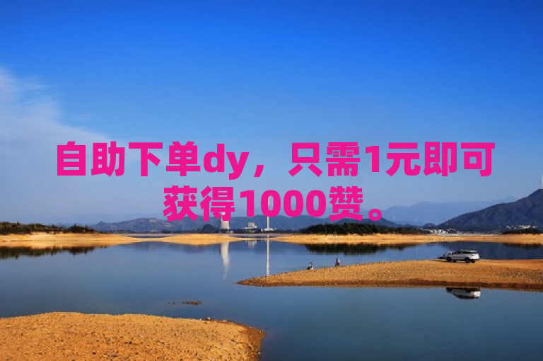 自助下单dy，只需1元即可获得1000赞。