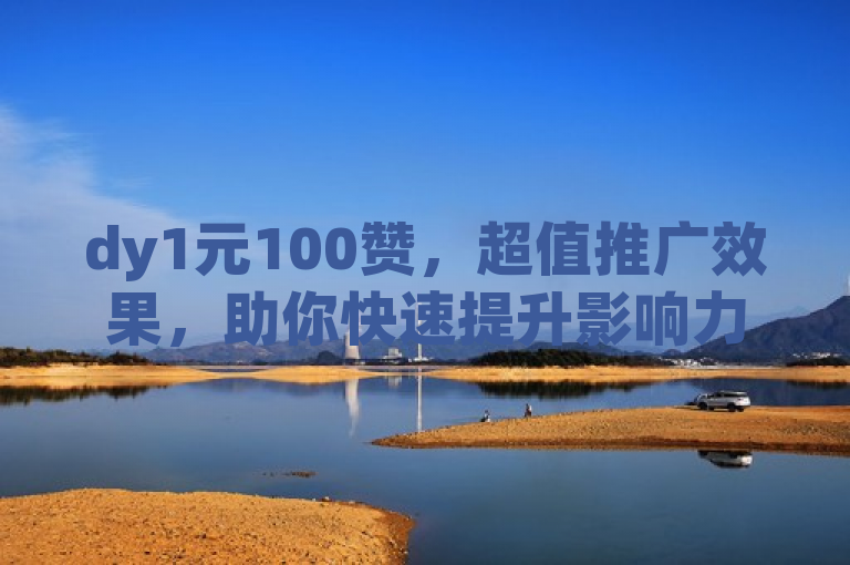 dy1元100赞，超值推广效果，助你快速提升影响力！