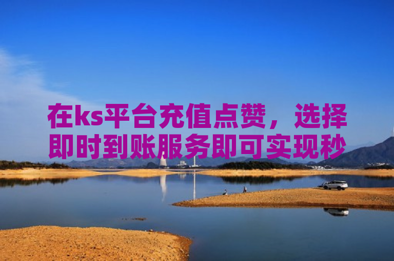 在ks平台充值点赞，选择即时到账服务即可实现秒到。